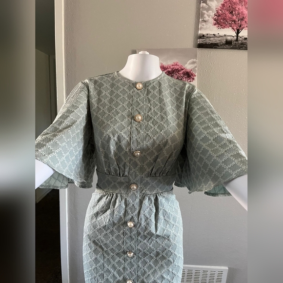 Knee length dress,long dress,short dress, sleeveless dress - Picture 5 of 7